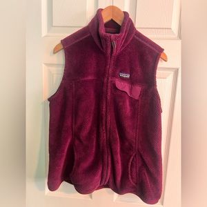 Patagonia Re-Tool Purple Fleece Vest XL